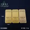 Área Delta Modelo de Lingote de Oro Aleación Prop de Juego Ladrillo Sólido de Oro Coleccionable Regalo Decoración