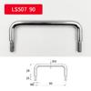 LS506 manija plegable giratoria manija de gabinete protección ambiental manija de horno equipo de gabinete manija de acero inoxidable transfronterizo