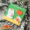 Set de Notas Adhesivas Navideñas de Dibujos Animados, Bloc de Notas de Regalo Navideño Lindo para Mensajes, Notas Adhesivas Decorativas Reutilizables