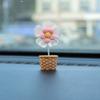 Nova Cabeça de Agitação de Flores de Cinco Pétalas Enfeites de Console em Vaso Ornamentos de Decoração de Flores Frescas de Cura Fofa