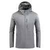 Meishidada 2026 Cortavientos Ligero para Pareja para Exteriores, A prueba de Viento, Transpirable, Chaqueta Casual Delgada con Capucha