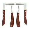 Cuchillo para Recortar Pezuñas de Granja, Tijeras Veterinarias para Pezuñas, Cuchillo para Recortar Pezuñas de Ganado Lechero, Cuchillo de Gancho, Herramienta Universal para Recortar Pezuñas de Ganado, Ovejas y Caballos