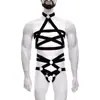 Bambú como ropa Ropa de actuación para bares europea y americana tentación de tirantes huecos sexy traje para hombre NZN0028