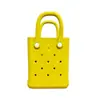 Moda Coreana Bolsa de Playa de Eva Bolso de Mano Hecho a Mano DIY Decorativo Perforado Bolsa de Nicho para Maquillaje Bolso Cruzado para Mujer