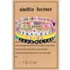 Pulsera Transfronteriza de Cerámica Suave para Mujer Pulsera de Letras Bohemia de Gama Alta Versátil Traje Pulsera de Cerámica Suave Taylor