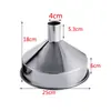 Tolva Industrial con Soporte Espesada Pasta de Relleno Líquido Embudo de Acero Inoxidable 304 Cónico No Estándar Calibre Grande