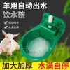 Bebedero para Ovejas Dispositivo de Bebida Plástico Válvula de Cobre Bebedero para Ovejas Canaleta de Agua Bol para Ovejas Recarga de Agua Equipo de Cría Totalmente Automático Ahorro de Agua