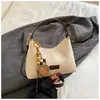 Bolsa de Mão Textura Retrô de Nicho Transfronteiriça Nova Estilosa de Alta Qualidade para o Dia a Dia Bolsa de Ombro Único Transversal da Moda
