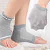 Calcetines de Gel Hidratantes Antigrietas para Talón Malla Transpirable Algodón Protección para Talón SPA Cubre Medio Talón