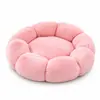 Nova Cama Redonda para Gato com Formato de Flor Criativo Cama Quente de Inverno para Animal de Estimação Tapete Macio Confortável de Alta Qualidade para Cama de Gato Cachorro