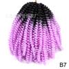 Amazon Más Vendido Cabello Spring Twist Rizo Espiral Rollo Trenza Africana Pequeña Ganchillo Cabello de Fibra Química