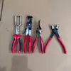 Alicate para Reparo Automotivo Conjunto de 4 Peças, Alicate Separador de Mangueira de Óleo, Alicate para Agrupar Tubos Retos, Ferramenta Separadora de Braçadeiras, Alicate de Pinça, Transfronteiriço