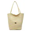 Fábrica de Bolsas Ecológicas Bolso Cruzado de Hombro de Doble Cara Estilo Coreano Rayado Personalizado Bolso de Lona Bolso de Lona Grueso de Tela de Moda Práctico