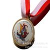 Haciendo medalla de espiga de trigo pesada joven Jardín medalla de oro y plata cobre medalla juegos medalla medalla general venta al por mayor fabricación de lámina de oro