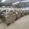Línea de fritura de rebanadas de pan Máquina de fritura de rodajas de plátano Equipo de fritura continua de rebanadas de pan