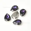 Atacado do Fabricante Garra de Orelha Gota de Água Cristal Diamante Costurado à Mão Diamante DIY Roupas Bagagem Sapatos e Outros Acessórios Decorativos