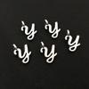 Atacado do Fabricante 26 Acessórios de Alfabeto Inglês Pingentes Pequenos de Liga 26 Combinando Pulseira de Prata do Tibete Charms Joias de Letra