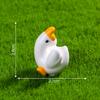 Micro Paisagem Criativa Fofa Ganso Gordo Boneca DIY Decorações Acessórios Mesa Carro Mini Resina Pequenos Enfeites