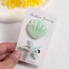 Celebridad de Internet Coreana Pinza para el Cabello de Estrella de Mar y Concha Pinza Lateral para Niña Versión Coreana Lindo Pinza Bb Pinza para el Flequillo Pinza para la Parte Posterior de la Cabeza Accesorio para el Cabello