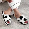 Suministro Directo de Fábrica Comercio Exterior Nuevas Pantuflas de Gato de Dibujos Animados para Mujer Primavera, Verano, Otoño e Invierno Uso en Interiores Hogar Antideslizantes Venta al por Mayor