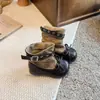 Botas Femininas Estilo Ballet Retrô Botas Dobradas 2026 Outono/Inverno Novas Solado Macio Sapatos de Princesa para Menina Botas Curtas Infantis