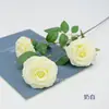 3 Tallos de Rosa Individuales, Rosas Artificiales, Flores para Mesa de Hotel, Flores para Mesa de Conferencia, Arreglos Florales, Adornos Florales Decorativos para Sala de Estar