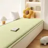 Tapete Impermeável e Anti-incrustante de Veludo Teddy para Bay Window, Tapete para Peitoril de Janela, Universal para Todas as Estações, Almofada de Assento Tatami de Luxo Acessível para Celebridades da Internet, Assento Fixo