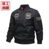 Primavera e Outono Nova Força Aérea ma1 Aviator Jaqueta Masculina Indústria Pesada Bordado Terno de Beisebol Tamanho Grande Casaco Jaqueta de Trabalho Moderna