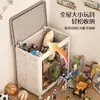 Armazenamento de Roupas Dobrável para Casa Quarto Roupas Colcha Caixa de Armazenamento Grande com Tampa Flip-Top Armário de Armazenamento Multifuncional