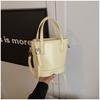 Bolsas Populares de Moda de Este Año para Mujeres, Gran Capacidad 2026 Nuevo Bolso Cruzado Versátil Vintage, Bolso de Hombro Tipo Cubo con Bloques de Color