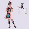 Crianças e adultos 3 de março 56 trajes de minorias étnicas nacionalidade Zhuang nacionalidade Tujia nacionalidade Yi nacionalidade Tu nacionalidade Jing nacionalidade Hani