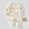 Roupinhas de bebê recém-nascido roupas de algodão sem ossos borboleta recém-nascido primavera e outono roupas de monge de bebê macacão de verão para recém-nascido