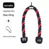 Corda para Tríceps Corda para Treino de Bíceps Cabeça Dupla Cabeça Simples Fitness Face Pull Puxada Alta Corda de Tensão para Voador