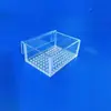 Filtro de Fondo para Acuario Caja de Separación Húmeda y Seca Caja de Filtro Acrílica Filtro Superior Caja de Goteo Filtro Pequeño Simple