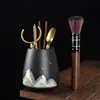 Clip de Madera Maciza Accesorios para Tazas Juego de Té Taza de Té de Caballero Pinza para Ceremonia del Té Juego de Té Seis Pinzas Kung Fu Lavado Madera de Bambú Metabo