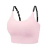 Roupa Íntima Esportiva Respirável Sem Costura Hot Naked Sense Peça Única Roupa Externa para Corrida Sutiã Fitness Alça de Gelatina Costas Bonitas