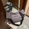 Bolso Tote Minimalista de Color Puro Estilo Coreano, Diseño de Nicho para Mujer, Bolso Cruzado Casual Ligero de Gran Capacidad para el Trabajo