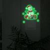 Comercio Exterior Luminoso Mg-Yk009 Muñeco de Nieve Navideño y Regalo Copo de Nieve Fondo Adhesivo Decorativo para Interruptor de Pared Venta al por Mayor