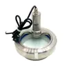 Anillo soldado de acero inoxidable luz de espejo de inspección LED grado sanitario 304 luz de iluminación de tubería 24v220v