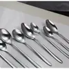 Acero inoxidable 410 vajilla de restaurante traje de vajilla occidental brillante cuchara para hielo los cuatro principales cuchillo tenedor cuchara cuerpo desnudo