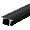Lámpara lineal LED lámpara de línea lámpara empotrada ranura ranura de aluminio luz oscura lámpara lineal con ranura para tarjeta barra de lámpara negra en forma de U
