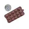Castillo de Azúcar lugar 15 incluso 3 juegos de tres piezas de florete de Tulipan tridimensional molde de silicona para chocolate molde para hornear DIY molde para hielo