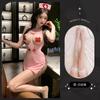 Lemon Story Atrevido Traje de Enfermera Rosa Transparente Lencería Sexy Uniforme de Mujer Tentación Traje Sexy sin Abertura