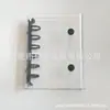 Estilo Japonês Fofo A7 Botão Duplo PVC Estrela Laser Colorido Fichário Transparente Seis Furos Capa para Caderno Planejador