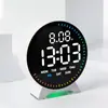 Novo Relógio Eletrônico Despertador LED Relógio Multifuncional Relógio com Ponteiro de Segundos em Movimento Relógio Eletrônico de Cabeceira com Luz Noturna 6680