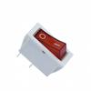Suministro Interruptor de Dos Velocidades con Forma de Barco Kcd 0.15kg Pies Blanco Rojo y Verde Cubierta Transparente Sin Luz Interruptor Basculante de Alimentación