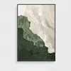 Pintura decorativa floral y de pájaros estilo vintage, arte de pared para sala de estar estilo crema francés, pintura colgante retro, mural estilo madera para mueble de TV