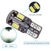 Suministro transfronterizo de luz indicadora de ancho de coche T10, 10 LED, W5W, luz de lectura para luz de maletero LED, luz de fábrica para coche.