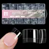 Nueva pieza de nail art transfronteriza ultracorta sin grabar pulido sin costuras europea y americana esmerilada dedo falso 600 piezas venta al por mayor de uñas