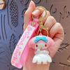 Llavero de Dibujos Animados Kuromi Cinnamoroll Goma Suave Muñeco Sanrio Colgante para Mochila Coche Decoración Pequeño Regalo Al Por Mayor